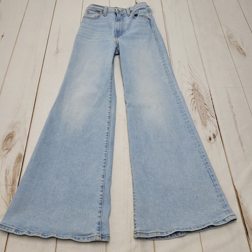 Levi's Light Blue Flare & Wide Leg Jeans